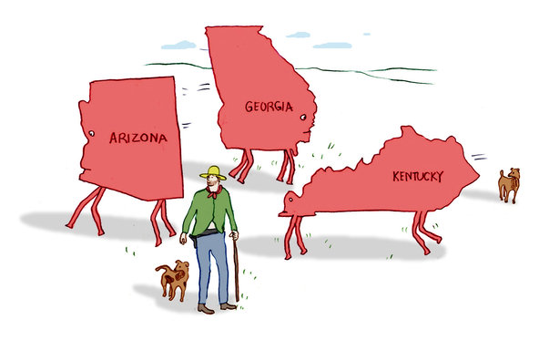 Why are States so Red and Blue?