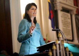 SSOCIATED PRESS/POOL Governor Nikki Haley of South Carolina has said the Charleston shooting suspect “absolutely” should be put to death if convicted.