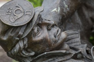 This "Moment of Mercy" sculpture by Terry Jones seats in front of the National Civil War Museum in Harrisburg, Pa., July 15, 2015. Mark Pynes | mpynes@pennlive.com