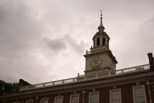 Philadelphia's Constitution Hall, where the constitution was signed in 1787,