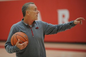 rkansas women's basketball coach Jimmy Dykes speaks to his players Wednesday, Oct. 12, 2016, in the basketball practice facility on the university campus in Fayetteville. 