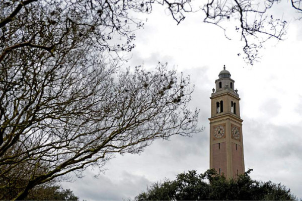 LSU's Memorial Tower. the Campanile