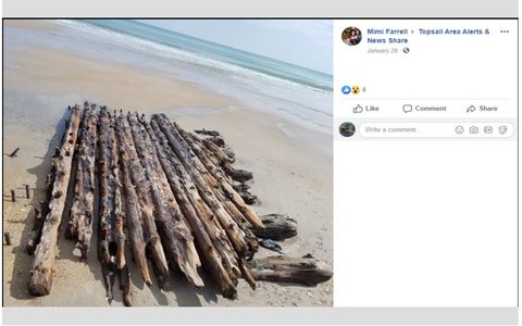 Shipwreck Tied To Mutiny Surfaces on N.C Beach