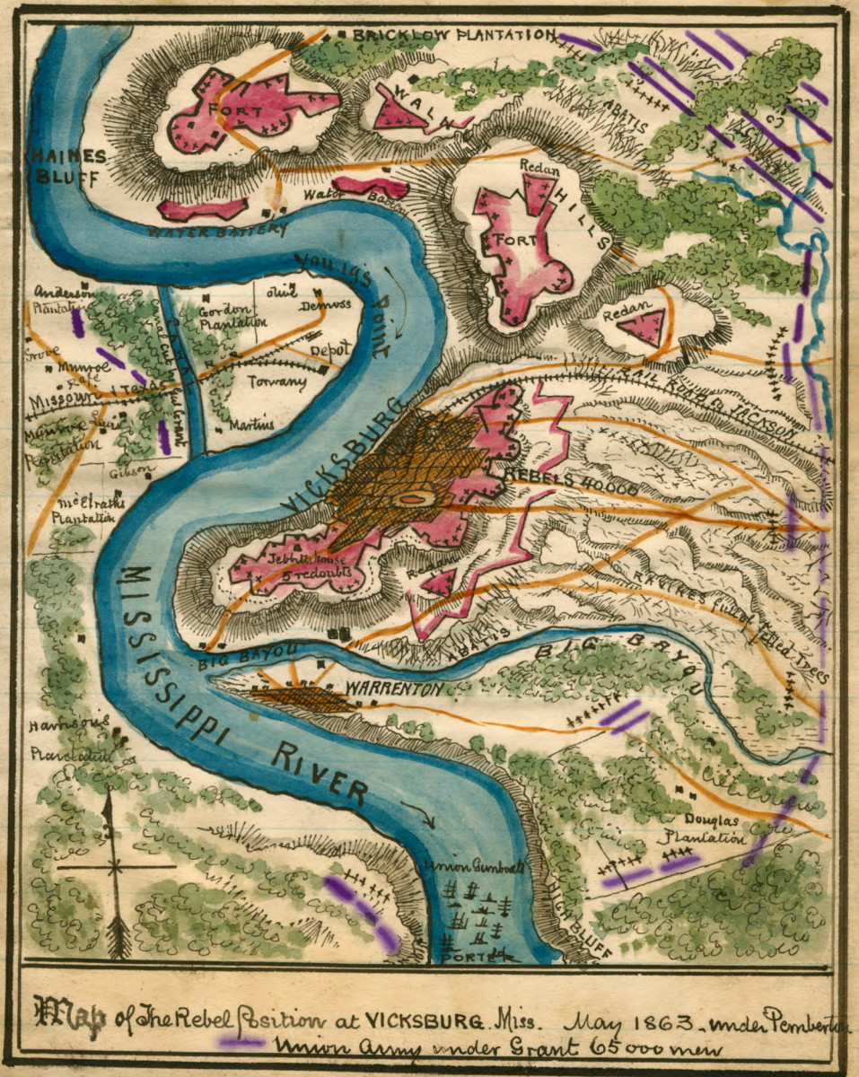Vicksburg Map 