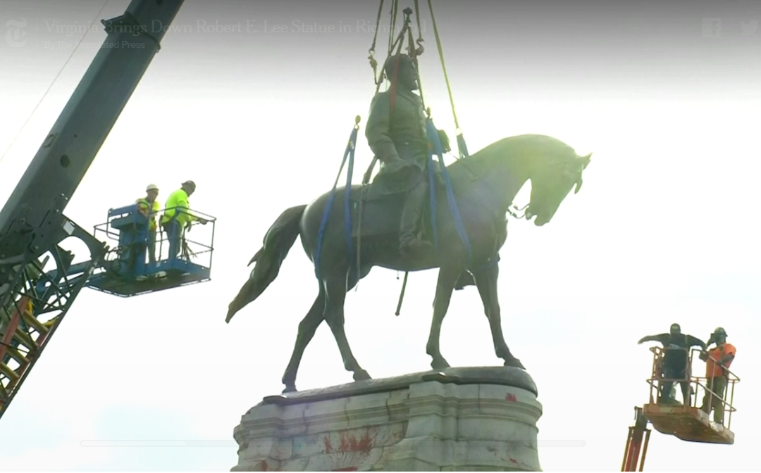 Virginia Removes Robert E. Lee Statue From State Capital