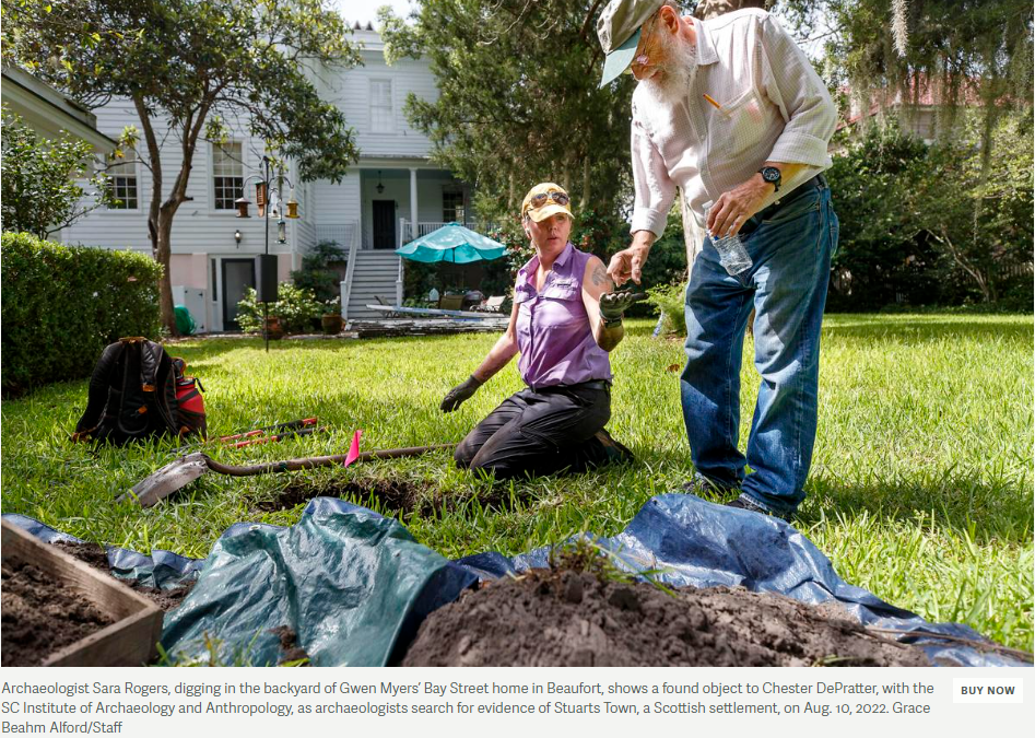 Could Vanished Scottish Colony Be Under Downtown Beaufort?