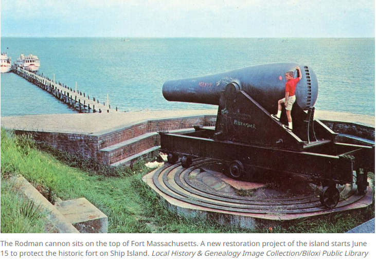 Mississippi Barrier Reef Island Fort Was Used By Both Sides In Civil War
