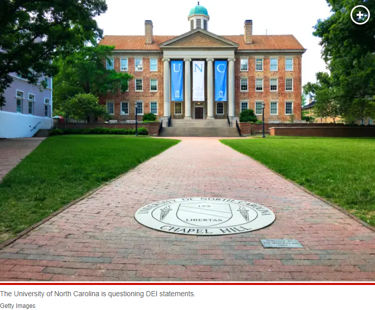 University of North Carolina Cancels Woke Diversity In Hiring