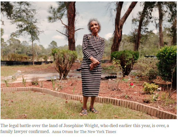 Family Settles in Battle for Ancestral Land in South Carolina