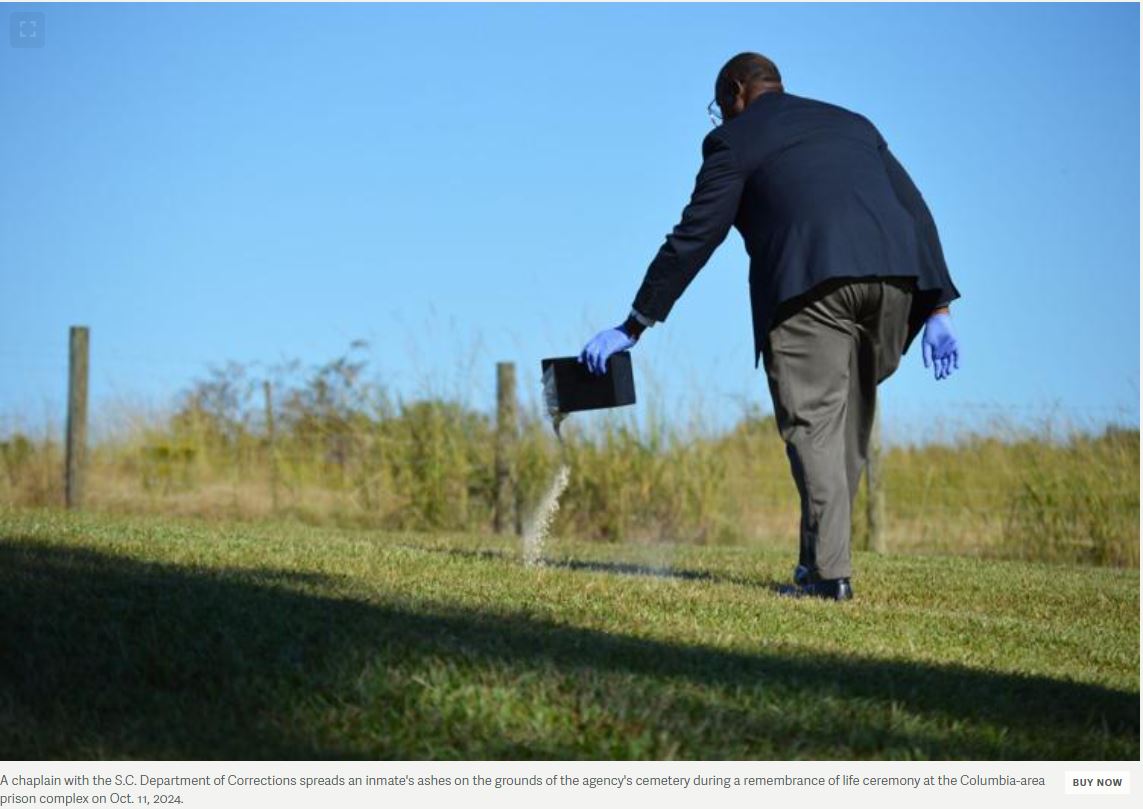 Where The Unclaimed Dead of South Carolina’s Prisons Are Laid To Rest