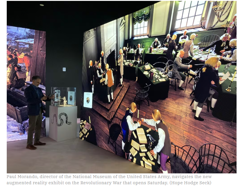Augmented reality brings Revolutionary War to life at Army Museum