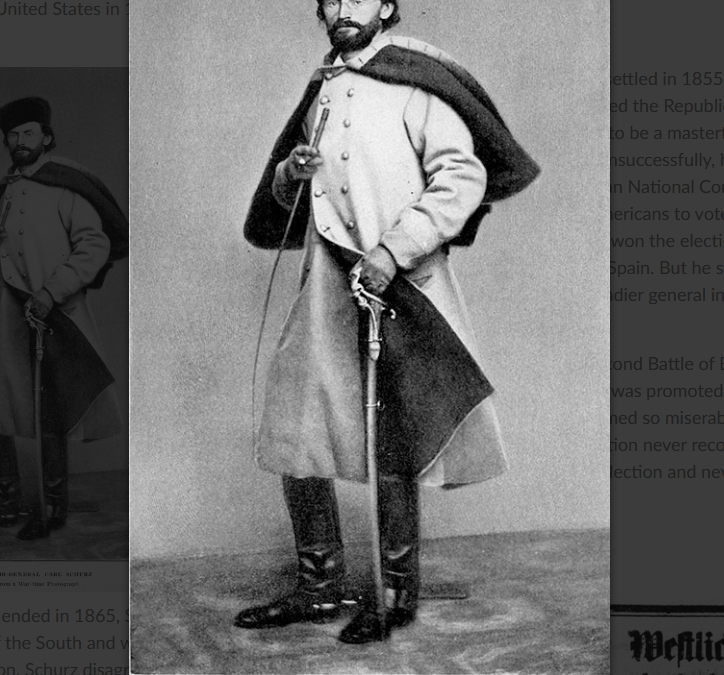 Civil War Maj. Gen. Carl Schurz: The Quintessential German American?